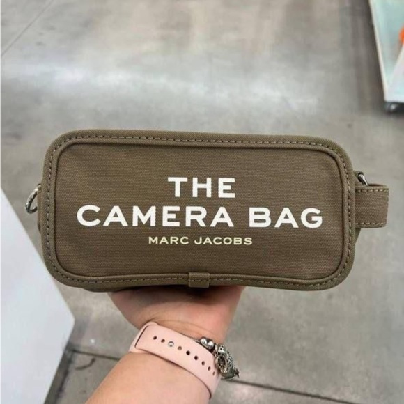 Marc Jacobs Handbags - Marc Jacobs The Camera Bag Slate Green Canvas Crossbody Bag